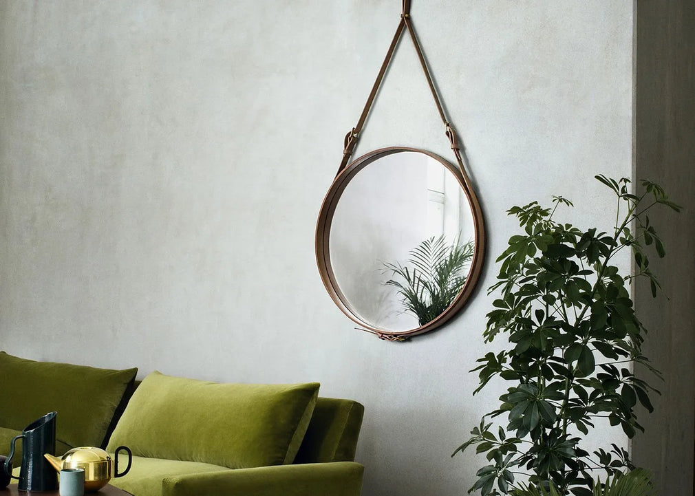 Adnet Circular Wall Mirror