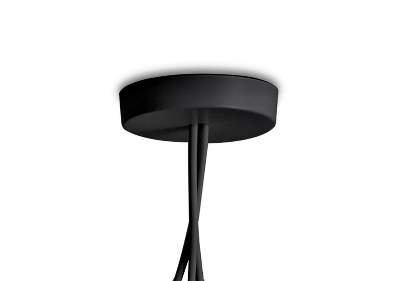 Aim Ceiling Rose For 1-5 Pendants Black