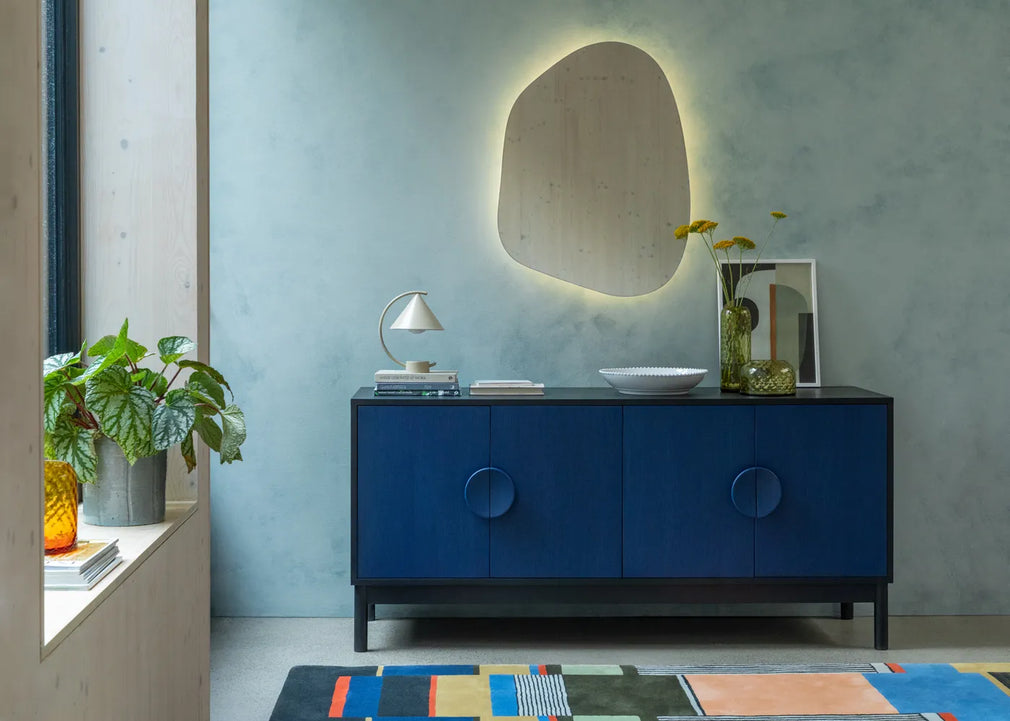 Organic Backlit Wall Mirror