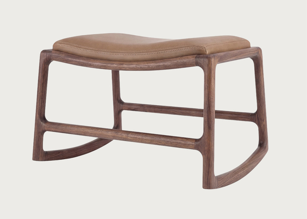 Dedo Footstool Walnut