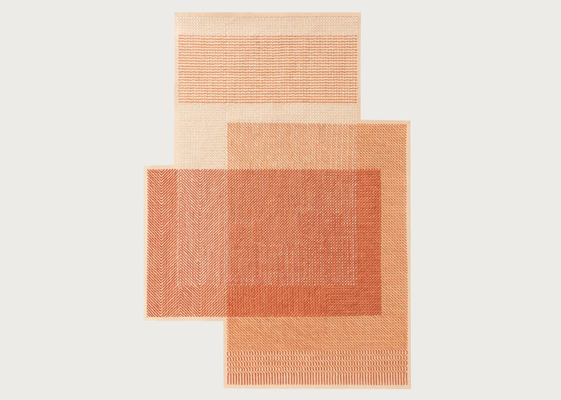 Canevas Geo Rug Coral