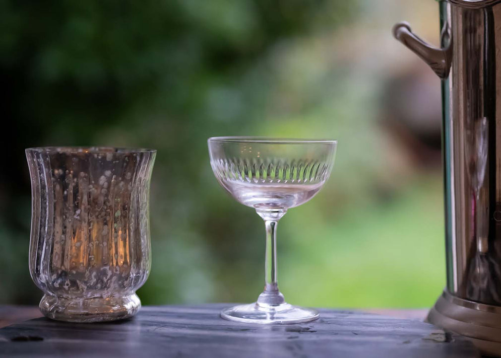 Champagne Saucers Spears Set of 2