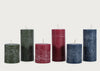 Frankincense & Pine Coloured Pillar Candle