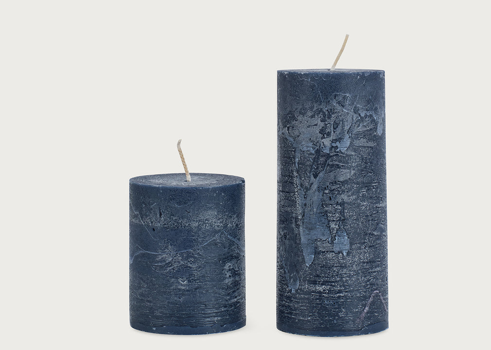 Spiced Fruit & Cardamom Coloured Pillar Candle