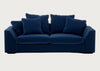 Cumulus 4 Seater Sofa Cotton Velvet Midnight