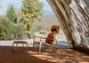 Dedo Footstool Walnut