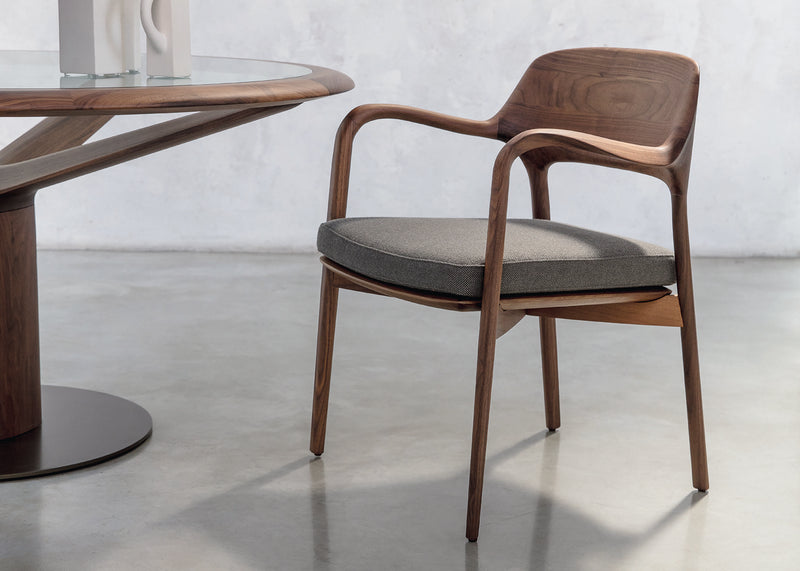 Ella Dining Chair Canaletta Walnut