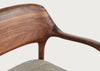 Ella Dining Chair Canaletta Walnut