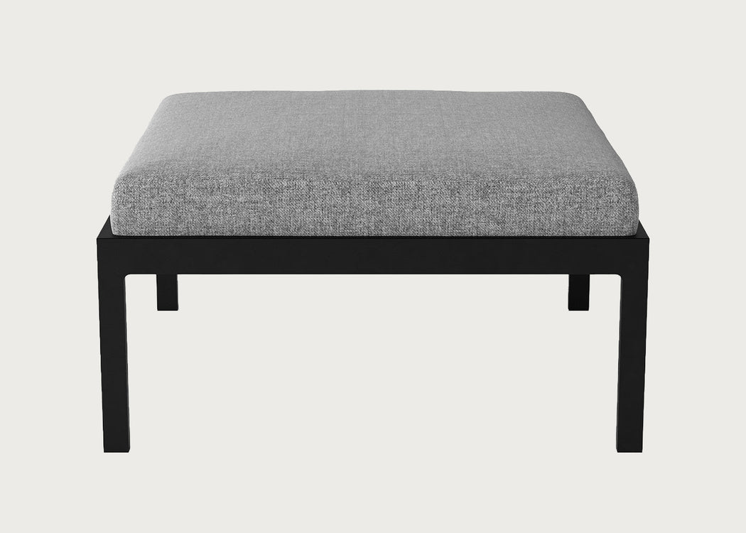 Eos Outdoor Ottoman Black