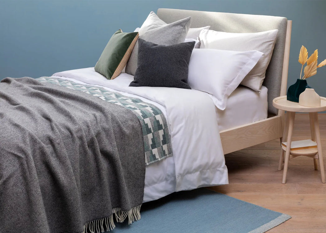 400 Thread Count Egyptian Cotton White Oxford Pillowcase