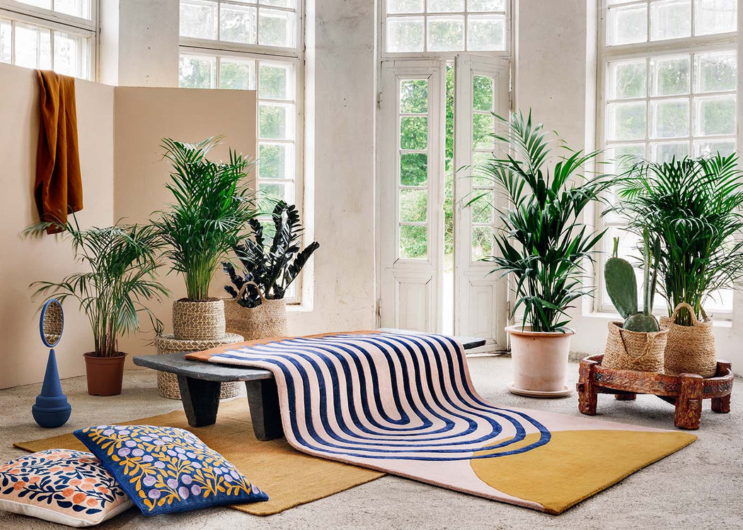 Atrium Pink Gold Rug