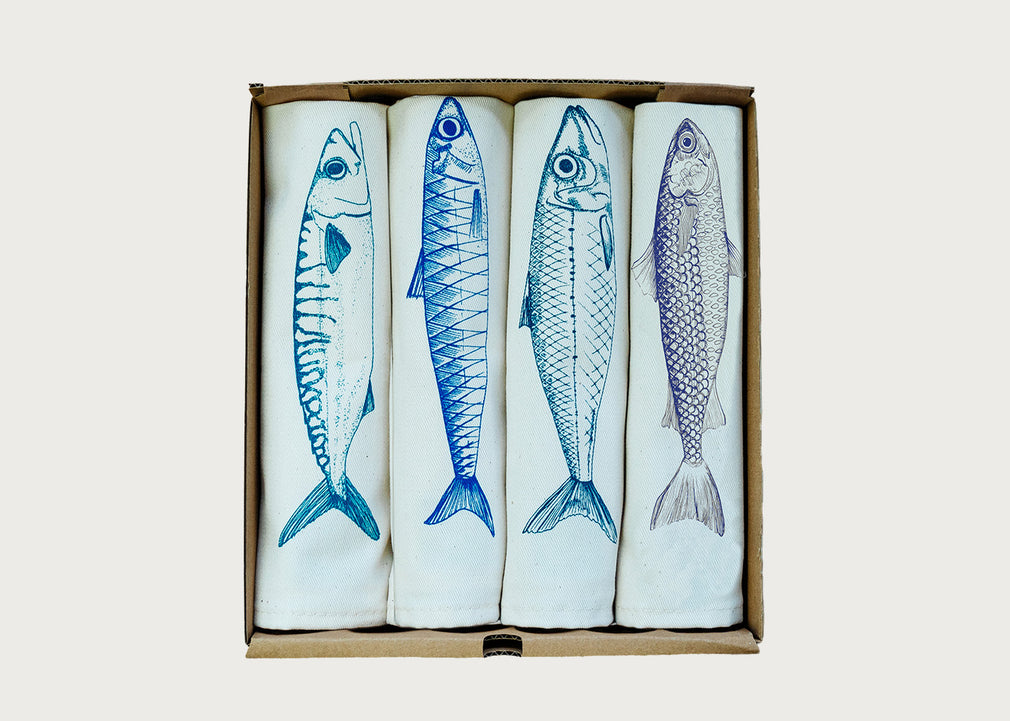 Fish Napkins Set of 4