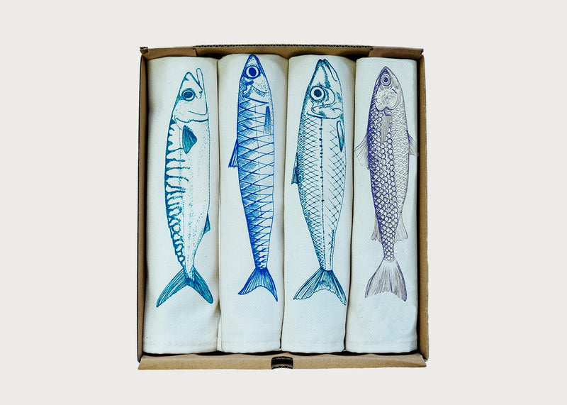 Fish Napkins Set of 4