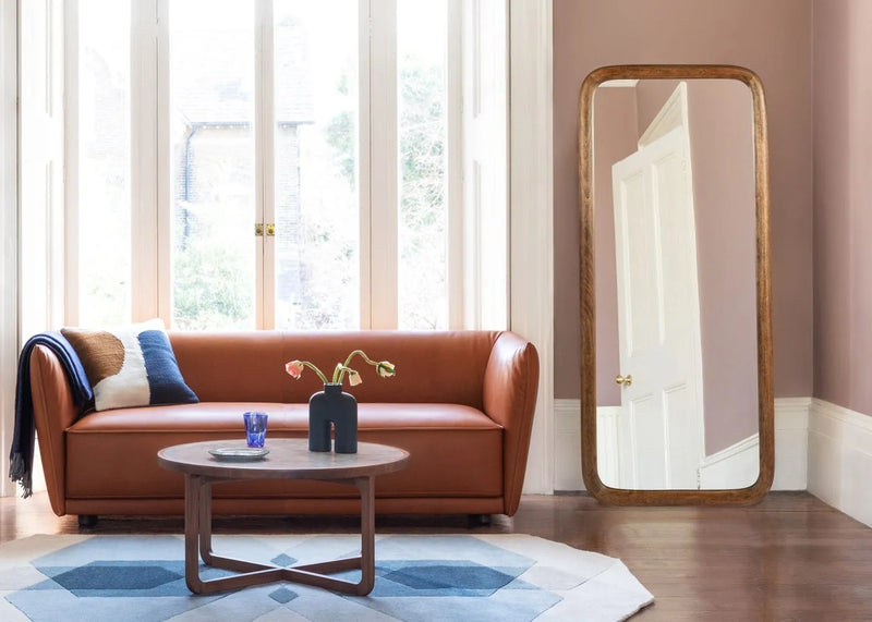 Genoa Full Length Wooden Floor Mirror