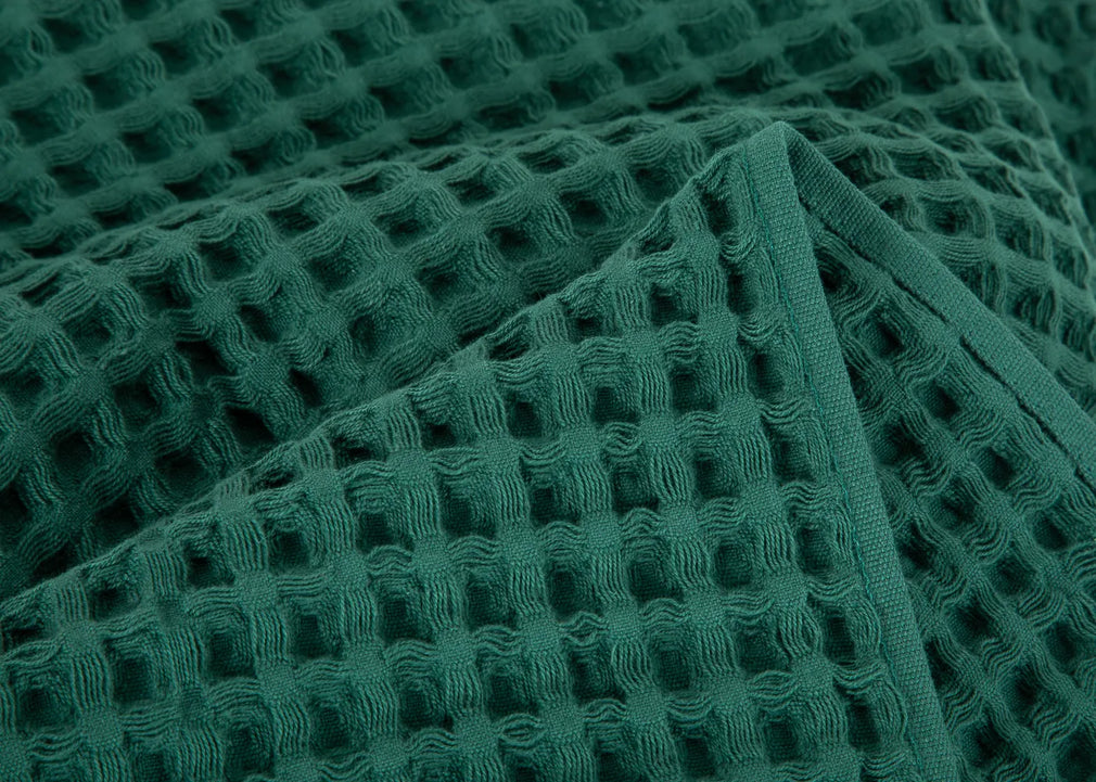 Waffle Towels Green