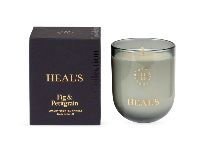 Dusk Petitgrain & Fig Scented Glass Candle