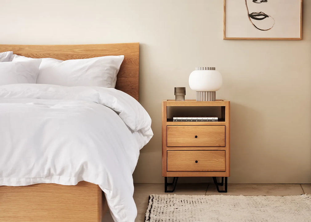 Organic Cotton Sateen White Duvet Cover
