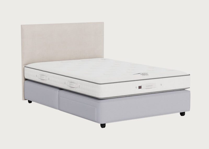 Herald Superb Mattress and Prestige Divan Set Castor Feet
