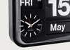 Karlsson Big Flip Wall Clock Black