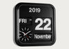 Karlsson Big Flip Wall Clock Black