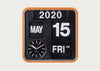 Karlsson Mini Flip Wall Clock Orange
