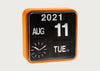 Karlsson Mini Flip Wall Clock Orange