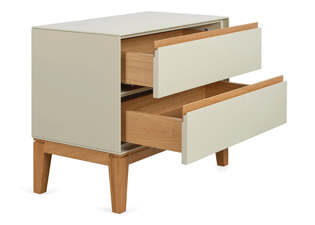Lars Wide Bedside Table Cashmere