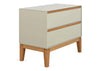 Lars Wide Bedside Table Cashmere