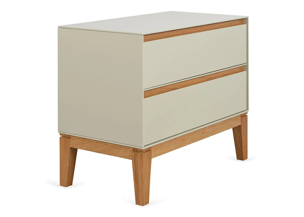 Lars Wide Bedside Table Cashmere