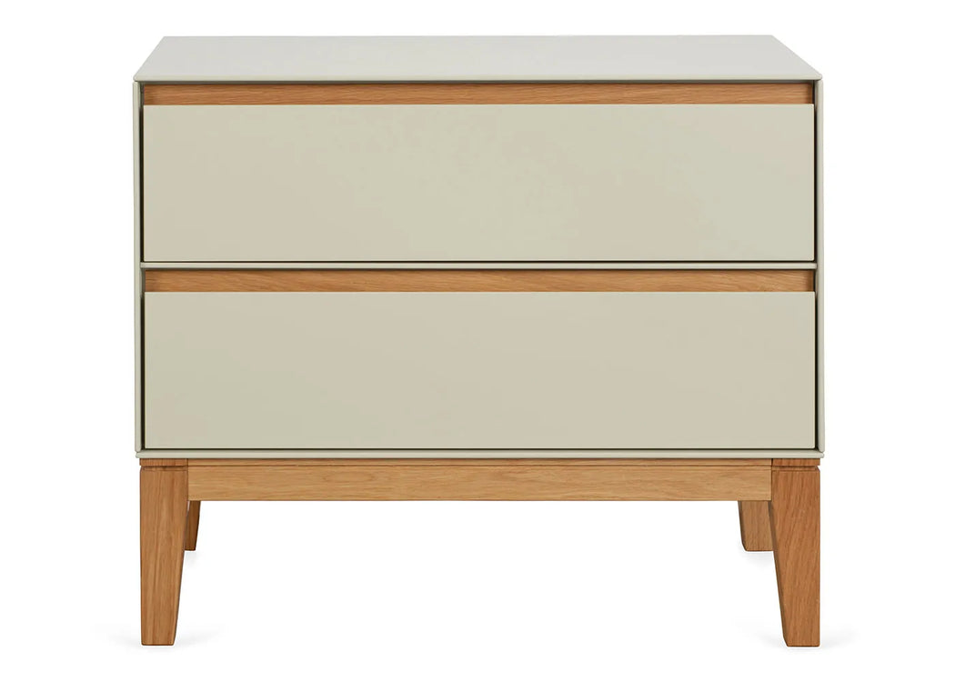 Lars Wide Bedside Table Cashmere