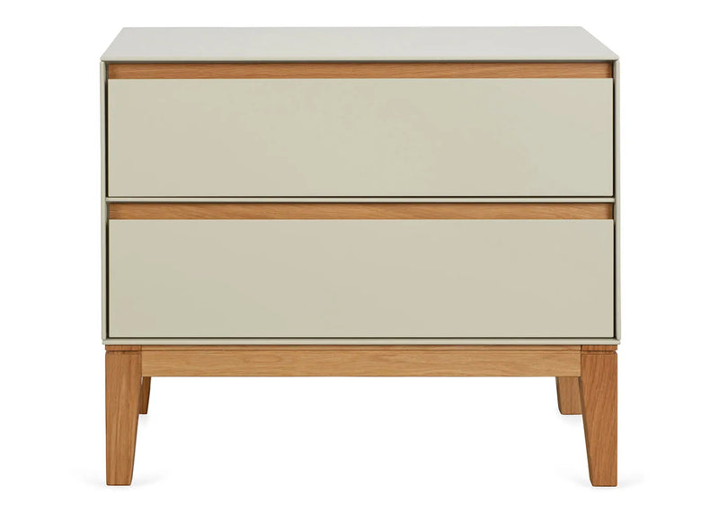 Lars Wide Bedside Table Cashmere