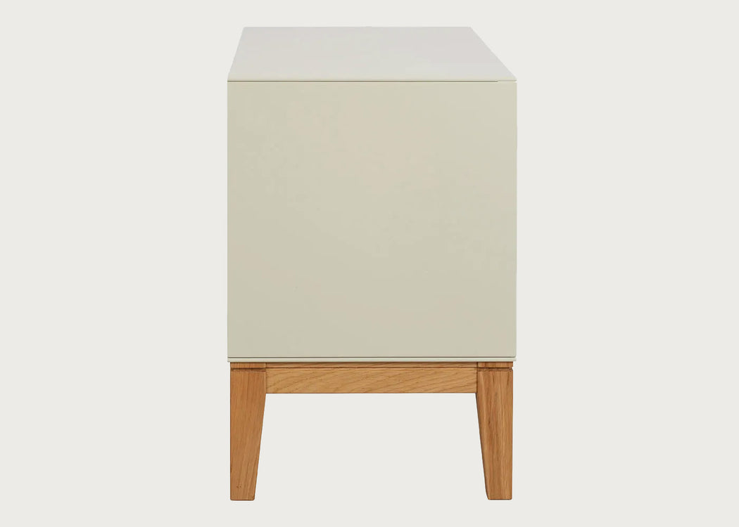 Lars Wide Bedside Table Cashmere