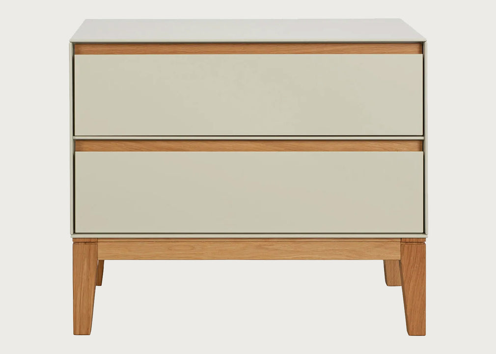 Lars Wide Bedside Table Cashmere