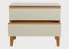 Lars Wide Bedside Table Cashmere