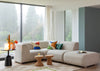 Lilli Left Hand Facing Curved Chaise Sofa