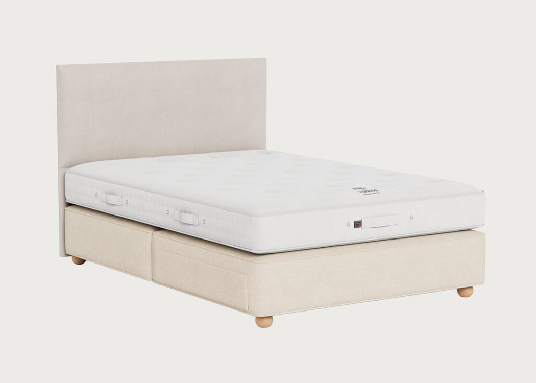 Elite Mattress and De Luxe Divan Set Bun Feet