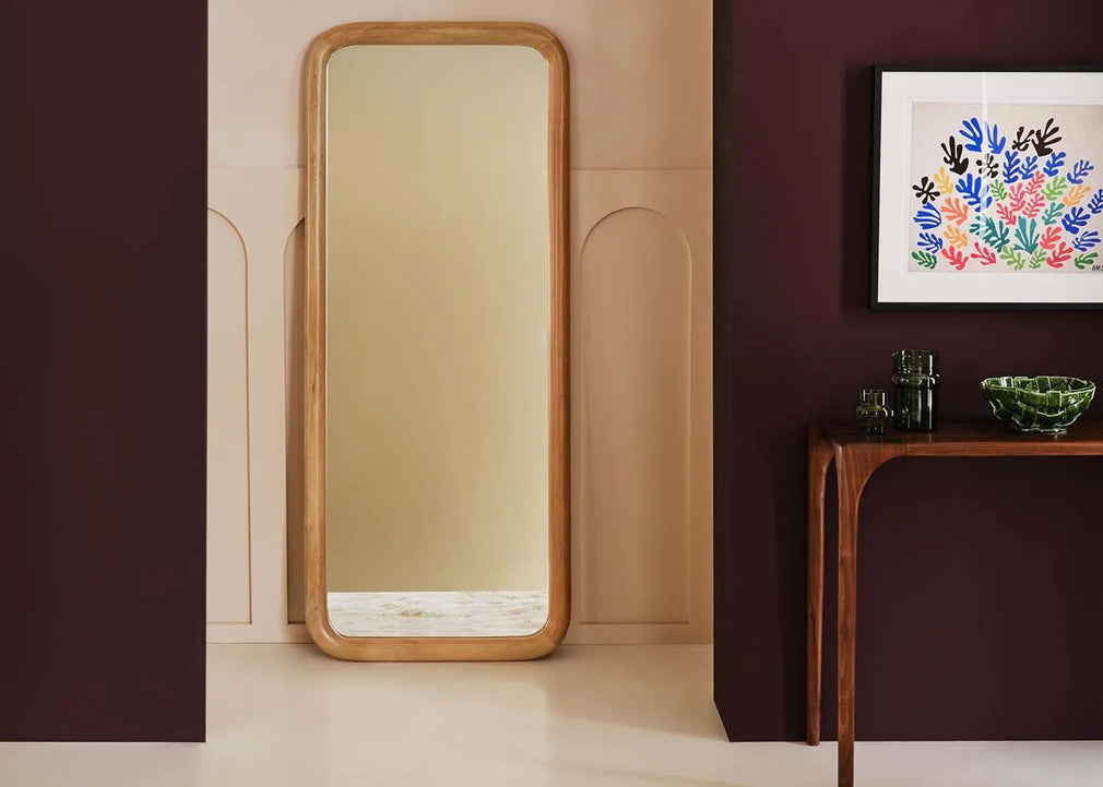 Genoa Full Length Wooden Floor Mirror