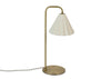 Monroe Porcelain Table Lamp White & Brushed Gold