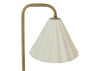 Monroe Porcelain Table Lamp White & Brushed Gold
