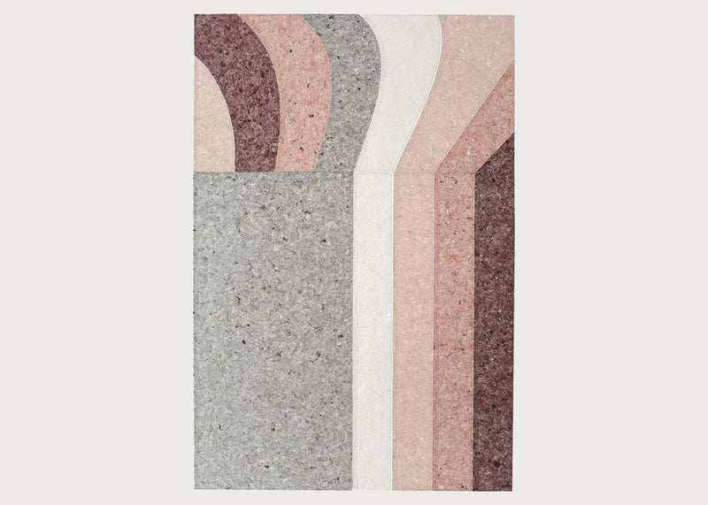 Nuances Rug Curve Burgundy