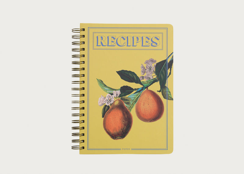 Hanging Fruit Spiral Recipe Journal