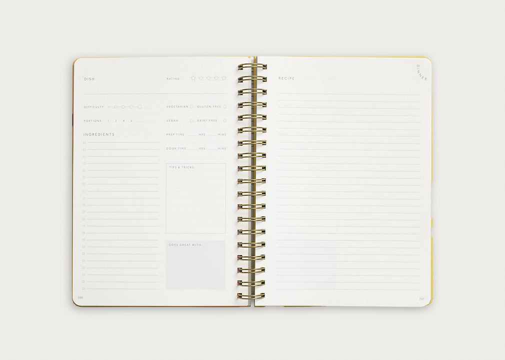 Hanging Fruit Spiral Recipe Journal