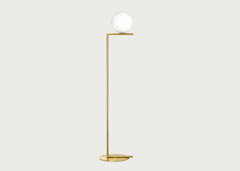 IC F1 Floor Light Brass