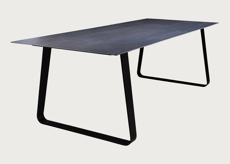 Vilna Dining Table Grey Anthracite Top