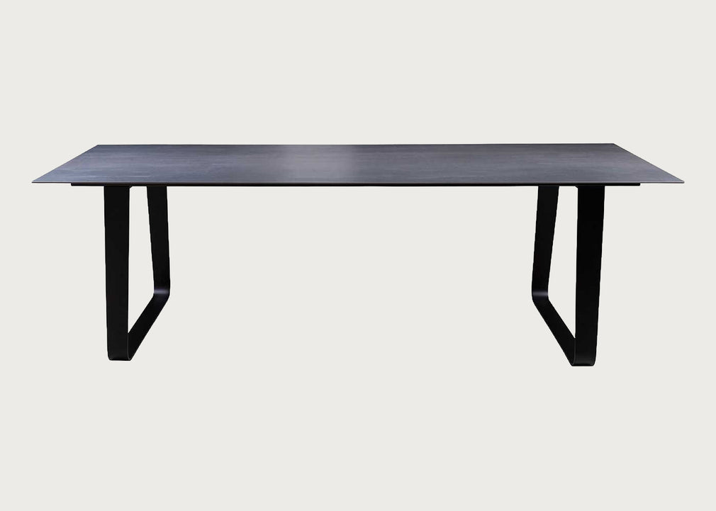 Vilna Dining Table Grey Anthracite Top