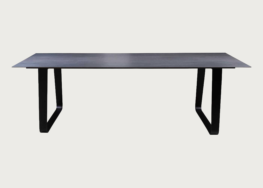 Vilna Dining Table Grey Anthracite Top
