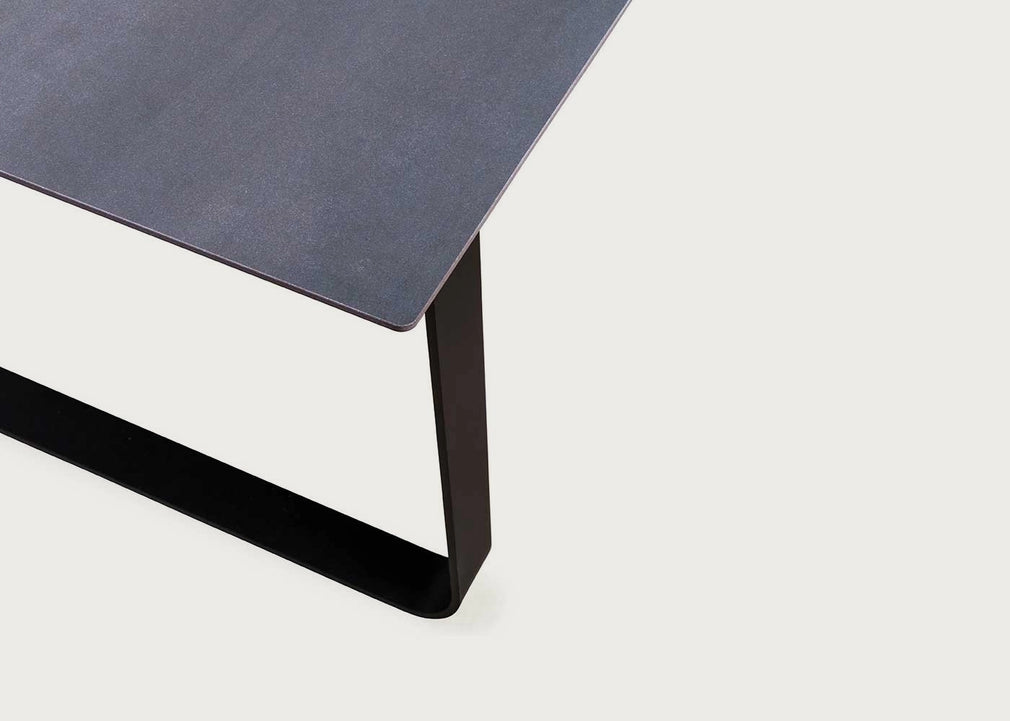 Vilna Dining Table Grey Anthracite Top