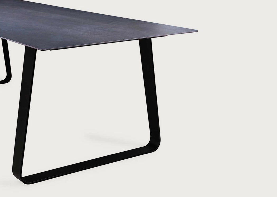 Vilna Dining Table Grey Anthracite Top