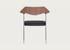 675 Chair Walnut / Chrome / Black Leather
