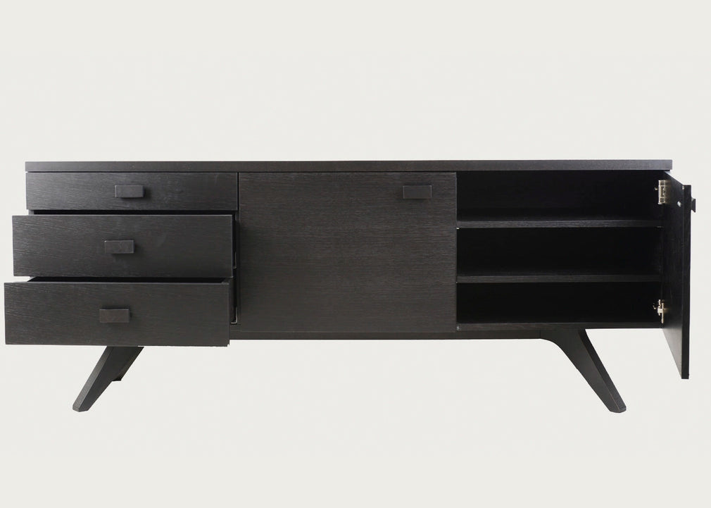 Cross Sideboard Black Stain